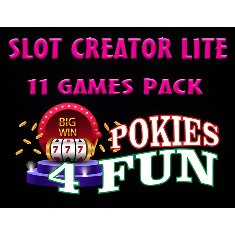 Slot Creator Lite - 11 Games Pack - Pokies Arcade - Pokies Arcade Pc - Win 10, 11