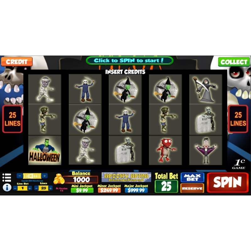 Spooky Spins Remastered - Slots Pokies Arcade PC Digital Download - Win 10, 11